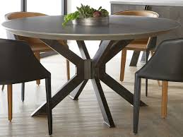 | skip to page navigation. Essential For Living District Ash Grey Distressed Black 60 Wide Round Dining Table Esl4632rdblkagry