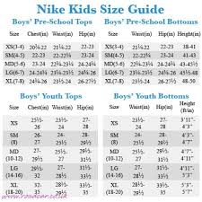 Nike Size Chart Youth Bedowntowndaytona Com