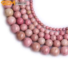 natural rhodochrosite stone beads for