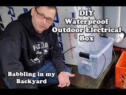 Diy Waterproof Outdoor Electrical Box