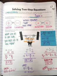 Solving Equations Inb Pages Teaching