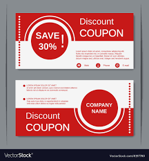 coupon design template royalty
