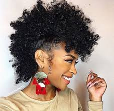 First of all, we will like to introduce the crochet braids for the mohawk hairstyles. The 50 Latest Hairstyles For Black Women Natural Hair Mohawk Curly Hair Styles Naturally Curly Hair Styles