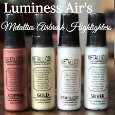 luminess air metallics highlighters