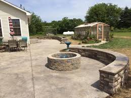 Get A E On A Stamped Concrete Patio