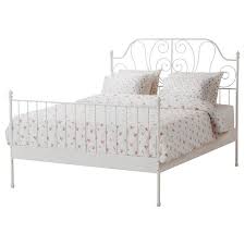 leirvik bed frame review white queen