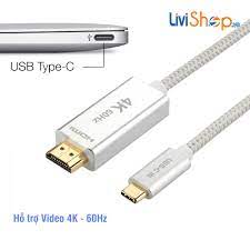 Cáp chuyển USB Type C sang HDMI hỗ trợ xuất Video 4K - 60Hz(1 mét) –  LiviShop.vn