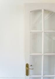 how to paint glass panel doors like a