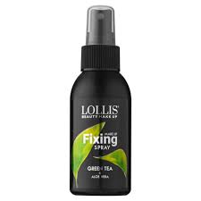 lollis makeup fixing spray green tea