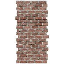 Plain Faux Brick Wall Decal Horizontal