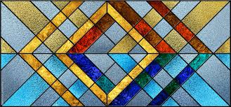 Stained Glass Window Abstract Colorful