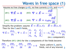 Electromagnetic Waves In Vacuum