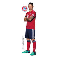 James david rodríguez rubio, американский испанский: Wall Sticker Fcb James Rodriguez Official Fc Bayern Munich Store