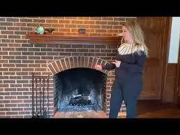 Arched Brick Fireplace