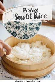 making sushi rice
