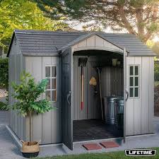 Made from maintenance free materials. Lifetime 10ft X 8ft 3 X 2 4 M Outdoor Storage Shed Costco Uk