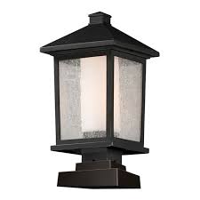 Mesa Square Outdoor Pier Mount Light By