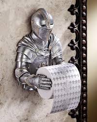 Silver Medieval Knight Toiler Paper