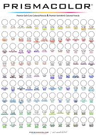Prismacolor 150 Colored Pencil Color Chart In 2019 Color