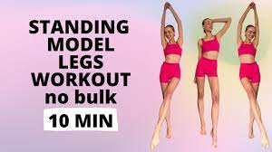 standing lean model legs workout 10