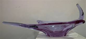 Murano Glass Centerpiece Bowl 1950s