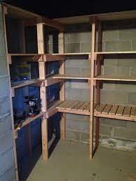 My Basement Cold Room Storage Shelves