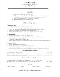 Sample Resume High School Student No Job Experience Resumes For Jobs