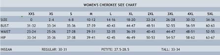 70 Circumstantial Cherokee Scrubs Colors Chart