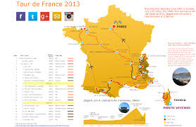the 100th tour de france route map