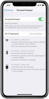 In ios 7 and up, the blue bar shows a number next to a lock or an interlocking loops icon that indicates how many devices are. How To Set Up A Personal Hotspot On Your Iphone Or Ipad Apple Support