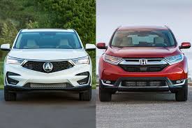 2019 Acura Rdx Vs 2019 Honda Cr V Whats The Difference