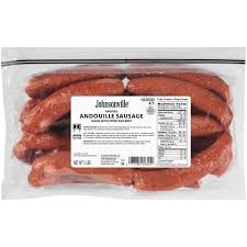 natural casing smoked andouille pork