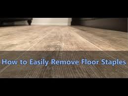 how to easily remove floor staples
