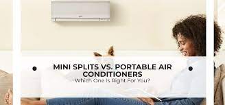 ductless mini splits vs portable air