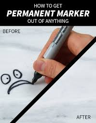 get permanent marker out of just about