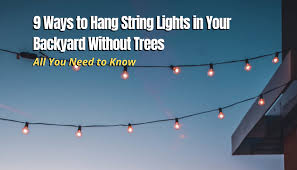 9 Easy Ways To Hang String Lights In