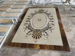 attractive marble floor medallion