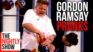 Gordon ramsay pays for couple's wedding after 'gatecrashing' with crew · <p>'i'm super happy and very proud to be a chef · food and drink . All Of Gordon Ramsay S Best Pranks Compilation Youtube