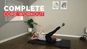 complete core workout at home sunny