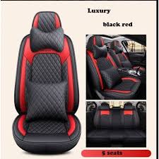Leather Seat Cover Full Set For 5