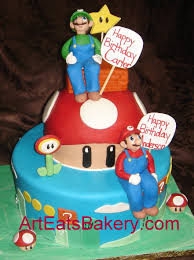 Birthday cakes for children, cartoon cakes, children cakes for boys, round or order this cool super mario birthday cake for a kids' party. 9 Super Mario Birthday Cakes For Boys Photo Mario Kart Birthday Cake Ideas Fondant Birthday Cake And Super Mario Brothers Birthday Cake Snackncake
