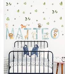 Decals Letter Wall Stickers Safari