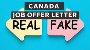 how to tell if a canada job offer is