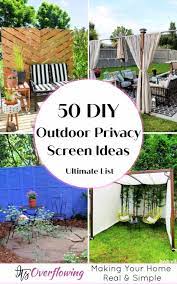 50 Diy Outdoor Privacy Screen Ideas You