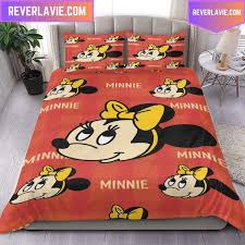 Minnie Mouse Red Checd King Bedding