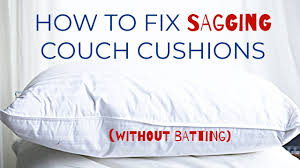 fix sagging couch without batting