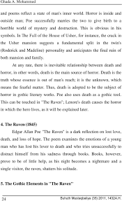 the raven gothic elements essays gothic fiction is typically characterized by mystery as well as elements of the supernatural and the raven in many ways contains both