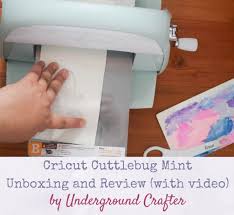 Cricut Cuttlebug Mint Unboxing And Review With Video