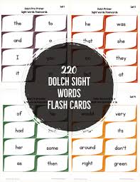 Sight words flash cards directions: Dolch Sight Words Flash Cards Primarylearning Org