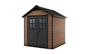 Keter Newton Shed 7 5x7ft Brown